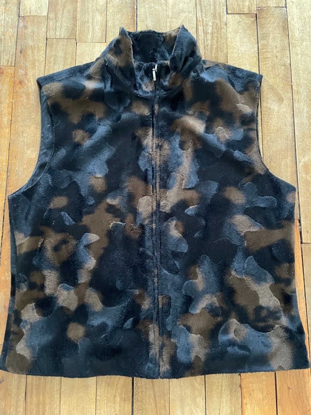 Vintage Rare Animal Print vest Korinna Weekend- Medium